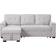 Lilola Home Lucca II 84.5 Inch Reversible Sleeper Sectional with Storage Chaise and Pocket Coil Seating Sofa 84.5" 3 Seater