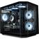 IONZ Gaming PC - AMD Ryzen 5 5500, RTX 3050 6GB Graphics Card, 16GB RAM, 500GB SSD, Windows 11, 500W PSU Apex, Black