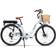 Swoop Electric Bike 28 in Cyklar White Damcykel