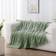 Linecooo Sage Green Fleece Throw Blanket 50” x 60” Blankets Green (152.4x127cm)