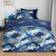 OHS Camo Dino Set, Navy - Single Duvet Cover Blue (200x135cm)