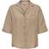 Only Linen Mix Oversized Shirt Co-Ord - Brown