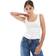 Hollister Blend Button-Through Top - White