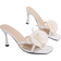 Shein Blumenslipper im französischen Stil mit dünnem Absatz, neue Ankunft 2024, exquisite High-Heel-Sandalen für Frauen mit märchenhafter Eleganz