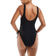 New Look Ruched Side Swimsuit - Black