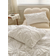 Shein 2 pcs Floral Polyester Pillowcases Hovedpudebetræk Hvid (66x50cm)