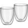 WMF Tasse, doppelwandige Cappuccino Gläser Set Milchkaffee-Glas 25cl 2Stk.