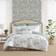 Laura Ashley Toile Delight Cotton Reversible Comforter Bonus Set Queen + 6 Additional Pieces Duvet Cover Green (208.3x218.4cm)