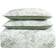 Laura Ashley Toile Delight Cotton Reversible Comforter Bonus Set Queen + 6 Additional Pieces Duvet Cover Green (208.3x218.4cm)