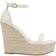 Journee Collection Womens Olesia Wedge Sandals, Medium, Beige Beige