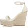Journee Collection Womens Olesia Wedge Sandals, Medium, Beige Beige