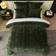 Ivellow Crushed Velvet Comforter Set King Green 5 pcs Bedspread Green (228.6x264.2cm)