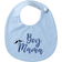 Shein 2pcs Baby Random Letter Embroidery Bib