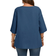 Shein Plus Size Asymmetric Hem Country Shirt - Green