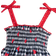 Shein Young Girl Summer Fashion Plaid Sling Dress With Cute Strawberry Print Embroidery Accent