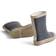 Wheat Rubber Muddy Wellington Boots - Ink