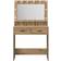 vidaXL with LED Lights 79 x 41 x 135 cm Dressing Table 79x41cm