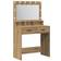 vidaXL with LED Lights 79 x 41 x 135 cm Dressing Table 79x41cm
