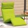 vidaXL Hopfällbar Solstol Ljusgrön 175x54x8,5 cm Oxfordtyg