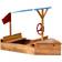 Big Game Hunters Boat Shaped Wooden Sandpit