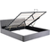 Merax Hydraulisches Boxspringbett 180 x 200 cm - Grau Bettrahmen 180 x 200cm