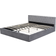 Merax Hydraulisches Boxspringbett 180 x 200 cm - Grau Bettrahmen 180 x 200cm