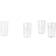 Hay Angle Glass 4-pakning 10 cm Klar Drikkeglass 4st
