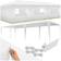 tectake Gazebo Miramas 8 Side Panels 9x3m White