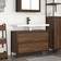 vidaXL Bathroom Basin Cabinet with Drawers 90 x 34.5 x 60 cm
