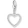Thomas Sabo Open Heart CZ Surround Charm - Silver