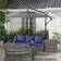 OutSunny 3x2m Cantilever Parasol With Cross Base
