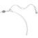 Swarovski Halsband Swan - Silver/Svart