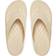 Crocs Getaway Groove Platform Flips - Sandstone
