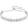Swarovski Matrix Tennis Bracelet Round Cut - White