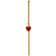 Stine A Dangling Love Heart Enamel Earring - Burgundy