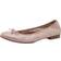 Tamaris Rosaskimrande Ballerina I Nubuck - Rose Pearl