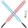VEVOR Lightsaber 12 RGB Colors 4 Sounds Rechargeable FX Dueling Light Saber