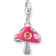 Thomas Sabo Colourful Mushroom CZ & Enamel Charm - Silver