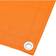 vidaXL Skärmfönster för Balkong Orange 75x700 cm