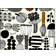 Marimekko Puutarhurin Parhaat 31x42 cm White-Black-Orange Bordstablett Vit, Orange, Svart