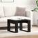 vidaXL Beistelltisch Schwarze Eiche 50 x 50 x 35 cm Couchtisch 50x50cm
