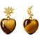 Maanesten Courage Earrings - Gold/Tiger's Eye