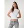 Stradivarius STR Slash Neck Sculpt Tank Top - Ecru
