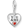 Thomas Sabo You And Me Heart Charm - Silver
