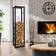 ML Design Kaminholzregal 40x150x25 cm Schwarz