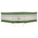 vidaXL Cortaviento De Camping Impermeable Verde 508x130 Cm