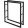 ML Design Kaminholzregal Schwarz 80x25x100 cm