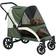 Pawhut Easy Folding Pet Stroller for Large Dogs 4 Big Wheels