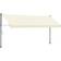 vidaXL Retractable Awning Cream 400x150 cm Fabric and Steel