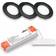 LEDlife Reco68 Sort Møbelspot 3-pak med Dæmpbar Strømforsyning 2,5W 12V 180lm Spotlight 3stk